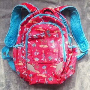 Girls mermaid backpack with lunchbox